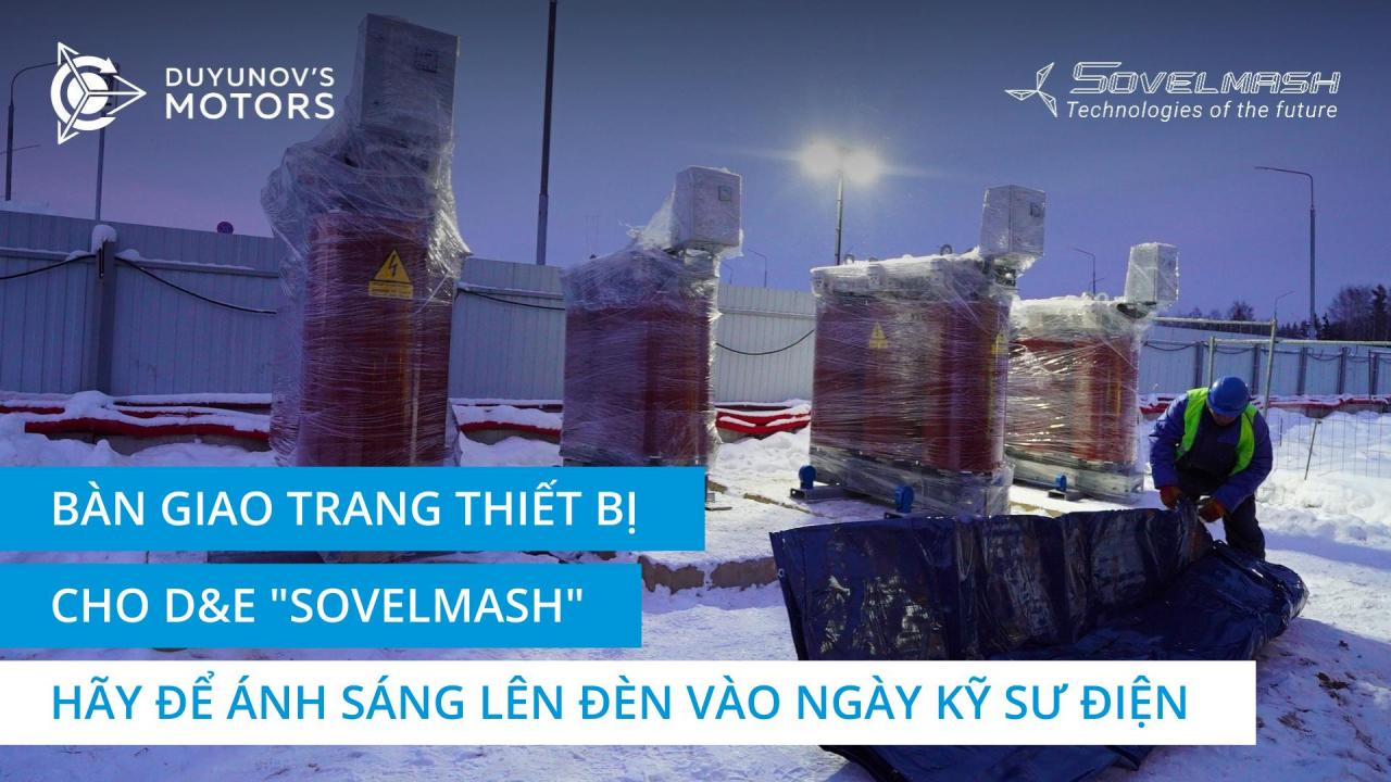 Bàn giao thiết bị cho D&E "Sovelmash" | Hãy để ánh sáng lên đèn vào Ngày Kỹ sư Điện