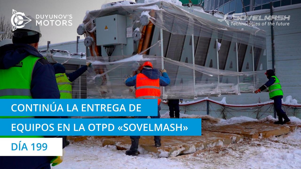 Continúa la entrega de equipos en la OTPD "Sovelmash": entrega de calefactores | Día 199