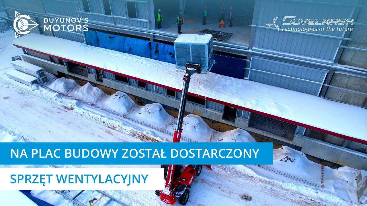 Sprzęt wentylacyjny został dostarczony na plac budowy | Projekt Sowelmash | Dzień 203