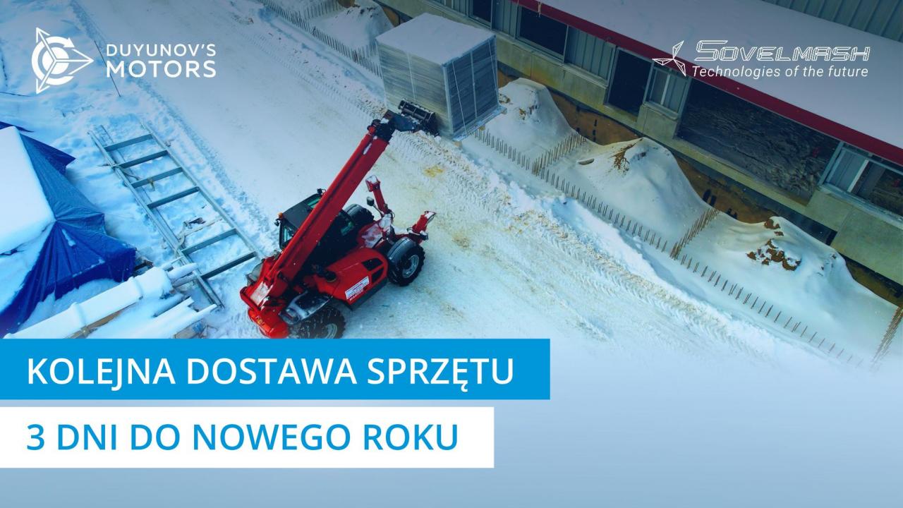 Kolejna dostawa sprzętu - 3 dni do Nowego Roku | Projekt Sovelmash | Dzień 205