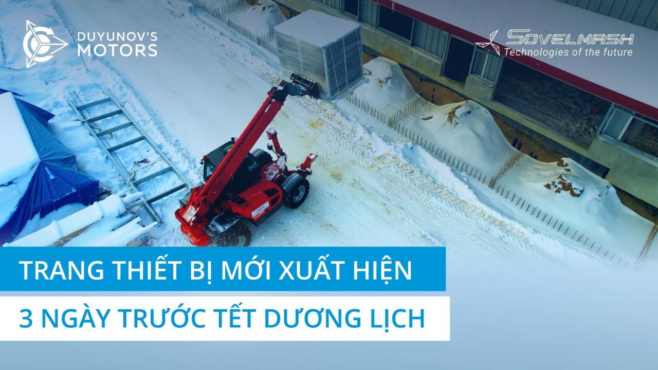 Trang thiết bị mới xuất hiện - 3 ngày trước Tết Dương Lịch | Dự án "Sovelmash" | Ngày thứ 205